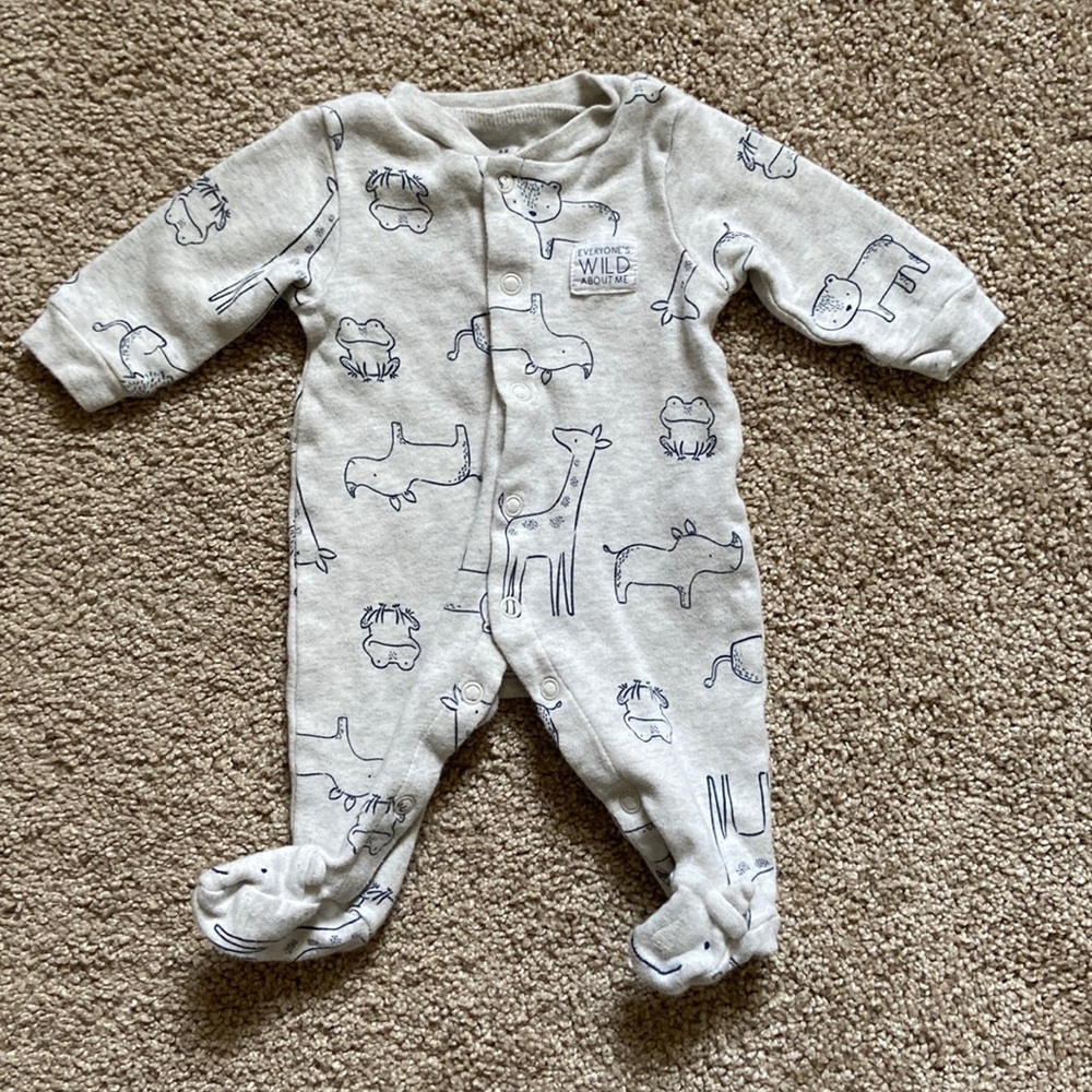 Carters button up NB Footie Sleeper